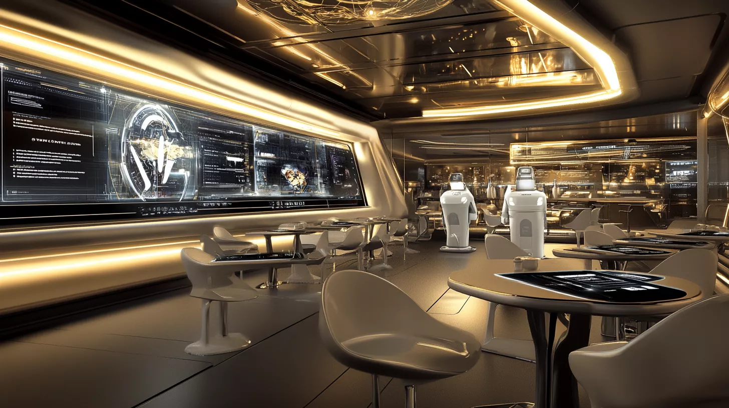 التكنولوجيا والابتكار في تصميم المطاعم: تجربة عصرية ومتقدمة باستخدام الحلول التكنولوجية الحديثة